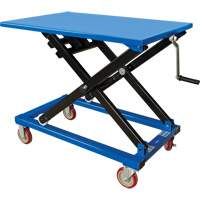 Manual Scissor Lift Table, 37-3/8" L x 23-5/8" W, Steel, 660 lbs. Capacity Toolneeds Inc.