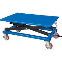 Manual Scissor Lift Table, 37-3/8" L x 23-5/8" W, Steel, 660 lbs. Capacity Toolneeds Inc.