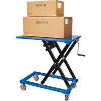Manual Scissor Lift Table, 37-3/8" L x 23-5/8" W, Steel, 660 lbs. Capacity Toolneeds Inc.
