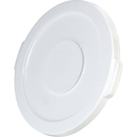 Couvercles ronds Brute, Couvercle plat, Plastique/Poly&eacute;thyl&egrave;ne, Convient aux contenants 15-5/8" dia. Toolneeds Inc.
