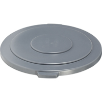 Couvercles ronds Brute, Couvercle plat, Plastique/Poly&eacute;thyl&egrave;ne, Convient aux contenants 26-1/2" dia. Toolneeds Inc.