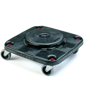 Socles roulants  Brute, carr&eacute;s, Poly&eacute;thyl&egrave;ne, Noir Toolneeds Inc.