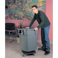 Socles roulants  Brute, carr&eacute;s, Poly&eacute;thyl&egrave;ne, Noir Toolneeds Inc.