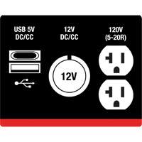 Inverter Generator, 2500 W Surge, 1800 W Rated, 4.2 L Tank Toolneeds Inc.