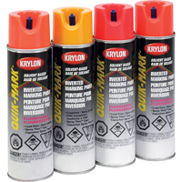 Industrial Quik-Mark Solvent-Based Inverted Marking Paint, 17 oz., Aerosol Can Toolneeds Inc.
