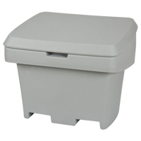 Heavy-Duty Outdoor Salt and Sand Storage Container, 30" x 24" x 24", 5.5 cu. Ft., Grey Toolneeds Inc.