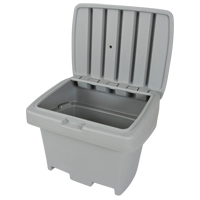 Heavy-Duty Outdoor Salt and Sand Storage Container, 30" x 24" x 24", 5.5 cu. Ft., Grey Toolneeds Inc.