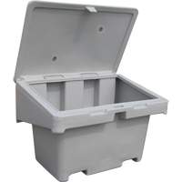 Salt Sand Container SOS, With Hasp, 42" x 29" x 30", 11 cu. Ft., Grey Toolneeds Inc.