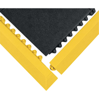 24/Seven&reg; Matting, Rubber, 3' W x 3' L, 5/8" Thick, Black Toolneeds Inc.