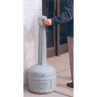 Smokers Cease-Fire&reg; Cigarette Butt Receptacle, Free-Standing, Plastic, 4 US gal. Capacity, 38-1/2" Height Toolneeds Inc.
