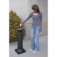 Groundskeeper Tuscan Cigarette Waste Collector, Free-Standing, Metal, 1 US gal. Capacity, 38-1/2" Height Toolneeds Inc.