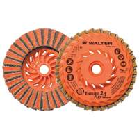 Disque de finition Enduro-Flex 2-en-1, 4-1/2" x 5/8"-11, Type 27, Grain 80, Oxyde d'aluminium Toolneeds Inc.
