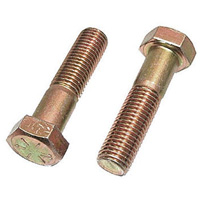 Hex Cap Screw, 3/8" Dia., 4" L, Stainless Steel, Coarse Toolneeds Inc.