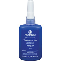 Removable Strength Threadlocker, Blue, Medium, 50 ml, Bottle Toolneeds Inc.