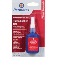 Threadlocker, Red, High, 10 ml, Bottle Toolneeds Inc.