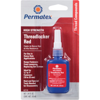Low Viscosity Threadlocker, Red, High, 10 ml, Bottle Toolneeds Inc.