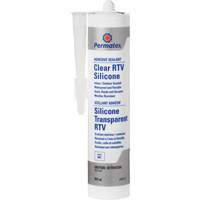 Clear RTV Adhesive Sealant, 300 ml, Cartridge, Clear Toolneeds Inc.