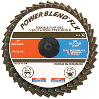 POWERBLEND FLX Roll-on Flap Disc, 2" x Type R, Z40 Grit, Zirconia Alumina Toolneeds Inc.