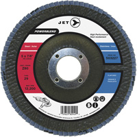 POWERBLEND Flap Disc, 5" x 7/8", Type 29, Z40 Grit, Zirconia Alumina Toolneeds Inc.