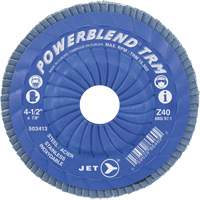 POWERBLEND TRM Trimmable Flap Disc, 5" x 7/8", Type 29, Z60 Grit, Zirconia Alumina Toolneeds Inc.