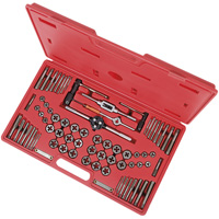Jeu de tarauds et fili&egrave;res SAE/m&eacute;trique en alliage de premi&egrave;re qualit&eacute;, 76 Morcea Toolneeds Inc.