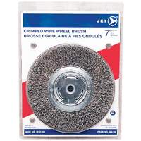 Crimped Wire Wheel, 7" Dia., 0.014" Fill, 1/2" - 2" Arbor Toolneeds Inc.