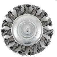 EKR275-20 Shaft-Mounted Knot Twisted Radial Brush, 3", .02" Fill, 1/4" Shank Toolneeds Inc.