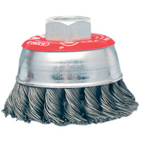 High-Performance Knot Twisted Cup Brush, 3" Dia. x 10mm x 1.25" Arbor Toolneeds Inc.