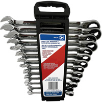 Long Pattern Reversible Wrench Set, Ratcheting Combination, 13 Pieces, Imperial Toolneeds Inc.