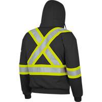 337SF Flame-Resistant Zip Style Hoodie, Men's, Small, Black, 22 cal/cm² Toolneeds Inc.