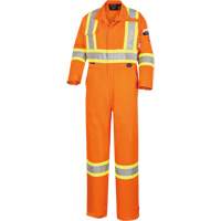 5555 High Visibility FR Rated & Arc Rated Safety Coveralls, Size 36, High Visibility Orange, 11 cal/cm² Toolneeds Inc.