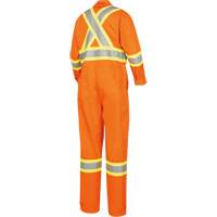 5555 High Visibility FR Rated & Arc Rated Safety Coveralls, Size 36, High Visibility Orange, 11 cal/cm² Toolneeds Inc.