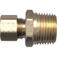 Raccord m&acirc;le de tuyau, 3/16" x 1/8" dia., Laiton Toolneeds Inc.