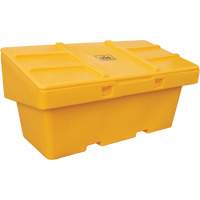 Contenants pour sel & sable SOS, Avec Moraillon, 72" x 36" x 36", 36 pi³, Jaune Toolneeds Inc.