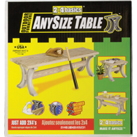 Basics&reg; Picnic Table Bench, Plastic, 96" L x 15" W x 17" H, Sand Toolneeds Inc.