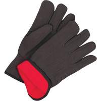 Gants en jersey classiques, Taille unique, Noir, Molleton rouge, &agrave; enfiler Toolneeds Inc.