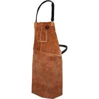 Tablier de soudage en cuir, Salopette, 36" lo, Brun Toolneeds Inc.