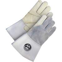 Gander Brand Utility Grain Leather Welder Gloves, Grain Cowhide, Size Large Toolneeds Inc.