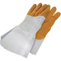 Gander Brand Reverse Grain TIG Welder Gloves, Grain Deerskin, Size 10 Toolneeds Inc.