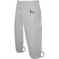 Tablier de soudage en cuir, Taille &agrave; jambes fendues, 32" lo, Gris perle Toolneeds Inc.