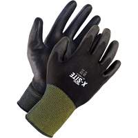 X-Site Coated Gloves, 7, Polyurethane Coating, Nylon Shell Toolneeds Inc.