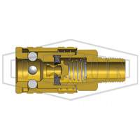 M-Series ARO Pneumatic Manual Coupler, 1/4" Toolneeds Inc.