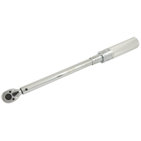 Heavy-Duty Micro-Adjustable Torque Wrench, Click, 3/8" Square Drive, 10 - 100 ft-lbs. Toolneeds Inc.