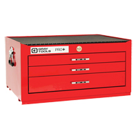 PRO+ Series Intermediate Chest, 26" W, 3 Drawers, Red Toolneeds Inc.