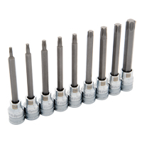 Jeu de douilles longues, Torx, Prise 3/8", 9 mrcx Toolneeds Inc.