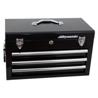 Hand Tool Box with Drawers, 10" D x 20" W x 12" H, Black Toolneeds Inc.