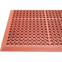 Competitor Series Mats, Slotted, 3' x 5' x 7/8", Orange, Natural Rubber Toolneeds Inc.