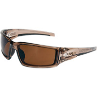Uvex Hypershock Safety Glasses, Espresso Lens, Anti-Scratch/Polarized, ANSI Z87+ Toolneeds Inc.