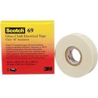 Ruban en tissu de verre Scotch, 19 mm (3/4") la x 20 m (66') lo, 7 mils, Blanc Toolneeds Inc.