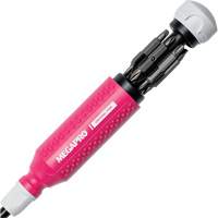 Original Pink 15-in-1 Multi-Bit Screwdriver, 8-37/50" L, Textured Handle Toolneeds Inc.